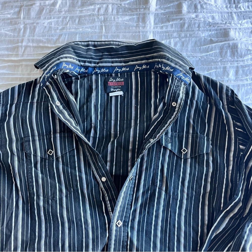 Striped Button-Up Shirt - Picture 2 of 4